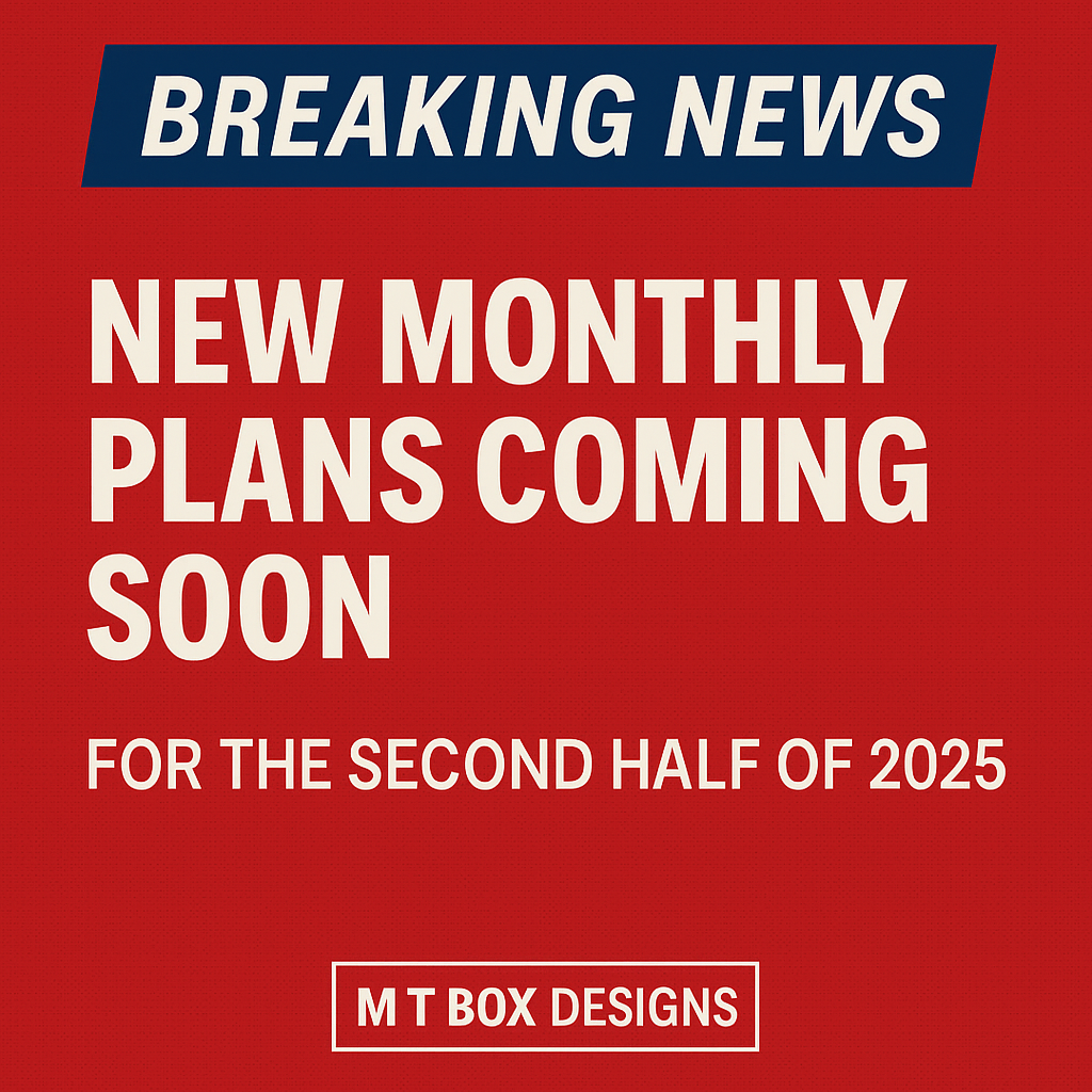Keep an eye here for our new monthly plans